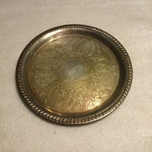 Vintage Sheridan silver plated serving tray